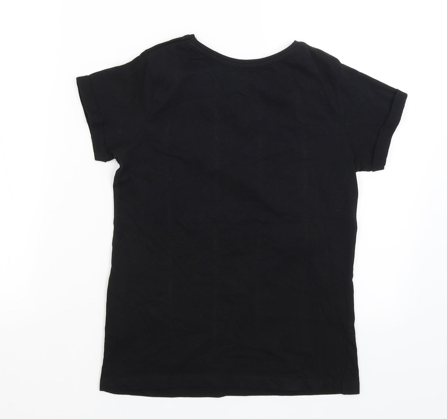 Primark Girls Black   Basic T-Shirt Size 10-11 Years  - That's My Bestie