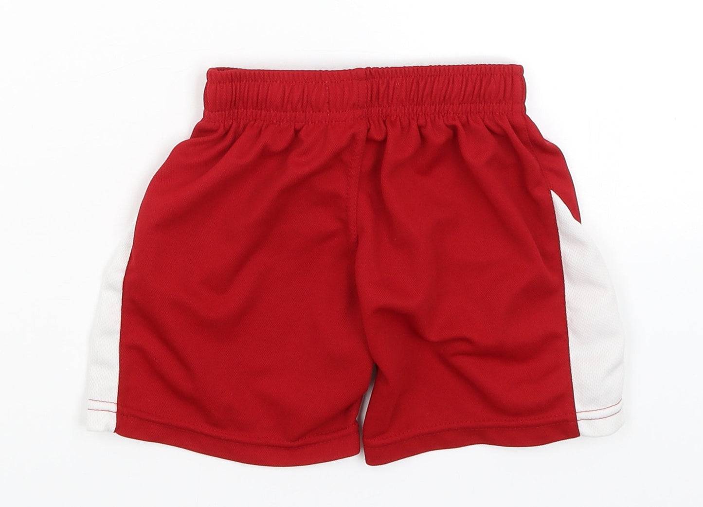 LK FC Boys Red   Sweat Shorts Size 2 Years