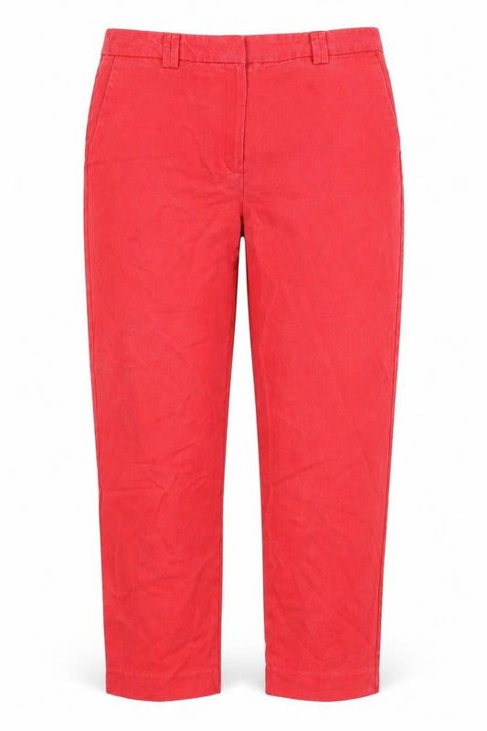 M&S Womens Red   Trousers  Size 10 L26.5 in