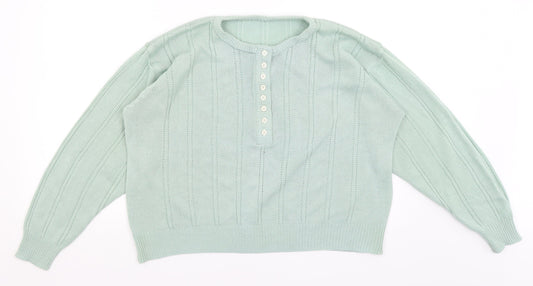 Preworn Womens Green   Pullover Jumper Size M