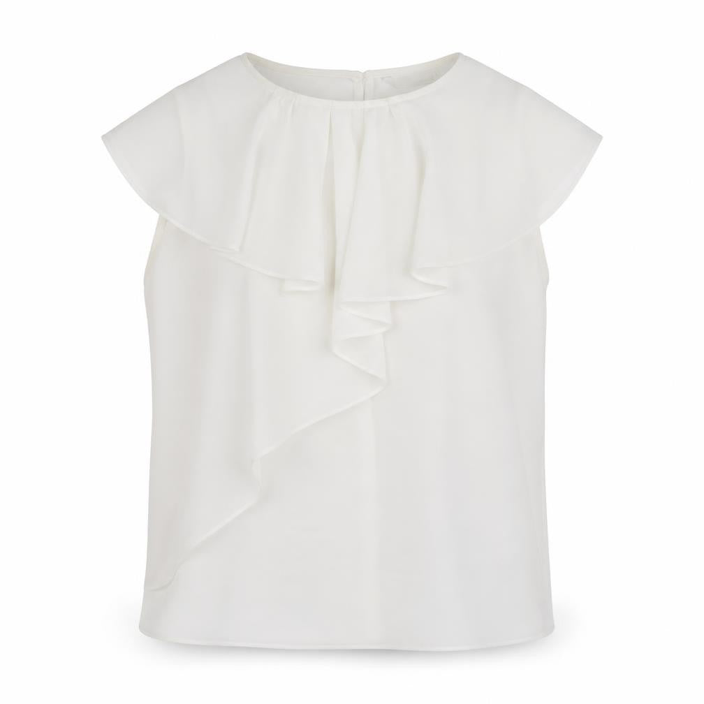 Peacocks Womens White   Basic Blouse Size 14
