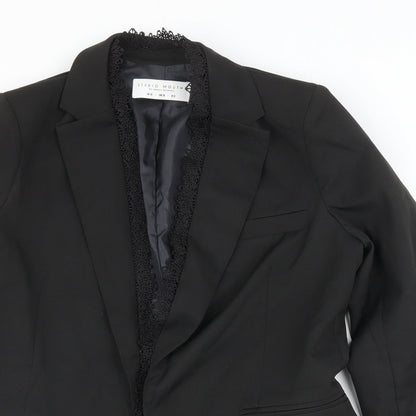 Studio Mouthy Womens Black   Jacket Blazer Size 10