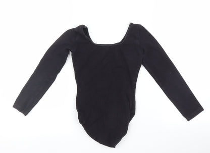 Bloch Girls Black   Basic T-Shirt Size 5-6 Years