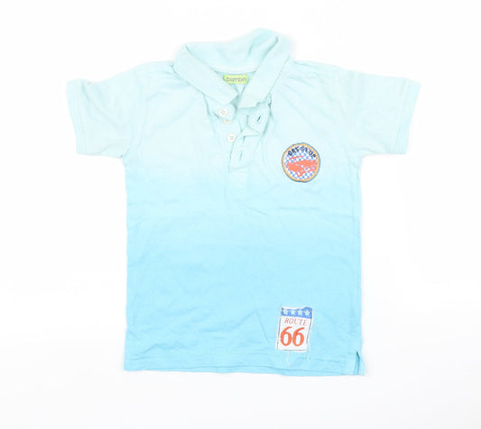 BHS Boys Blue   Basic Polo Size 2-3 Years