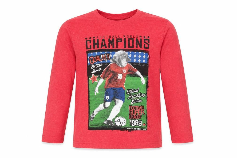 Primark Boys Red   Basic T-Shirt Size 7-8 Years