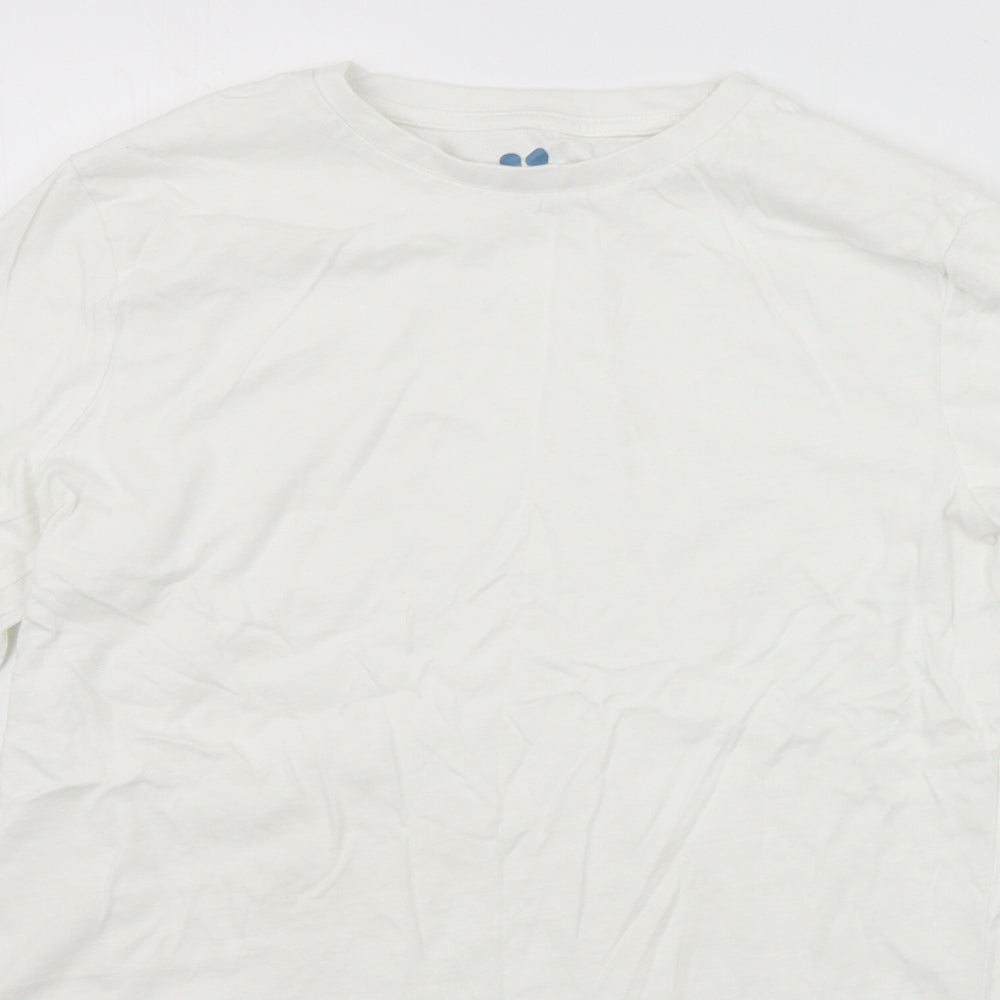 Very Girls White   Basic T-Shirt Size 13 Years