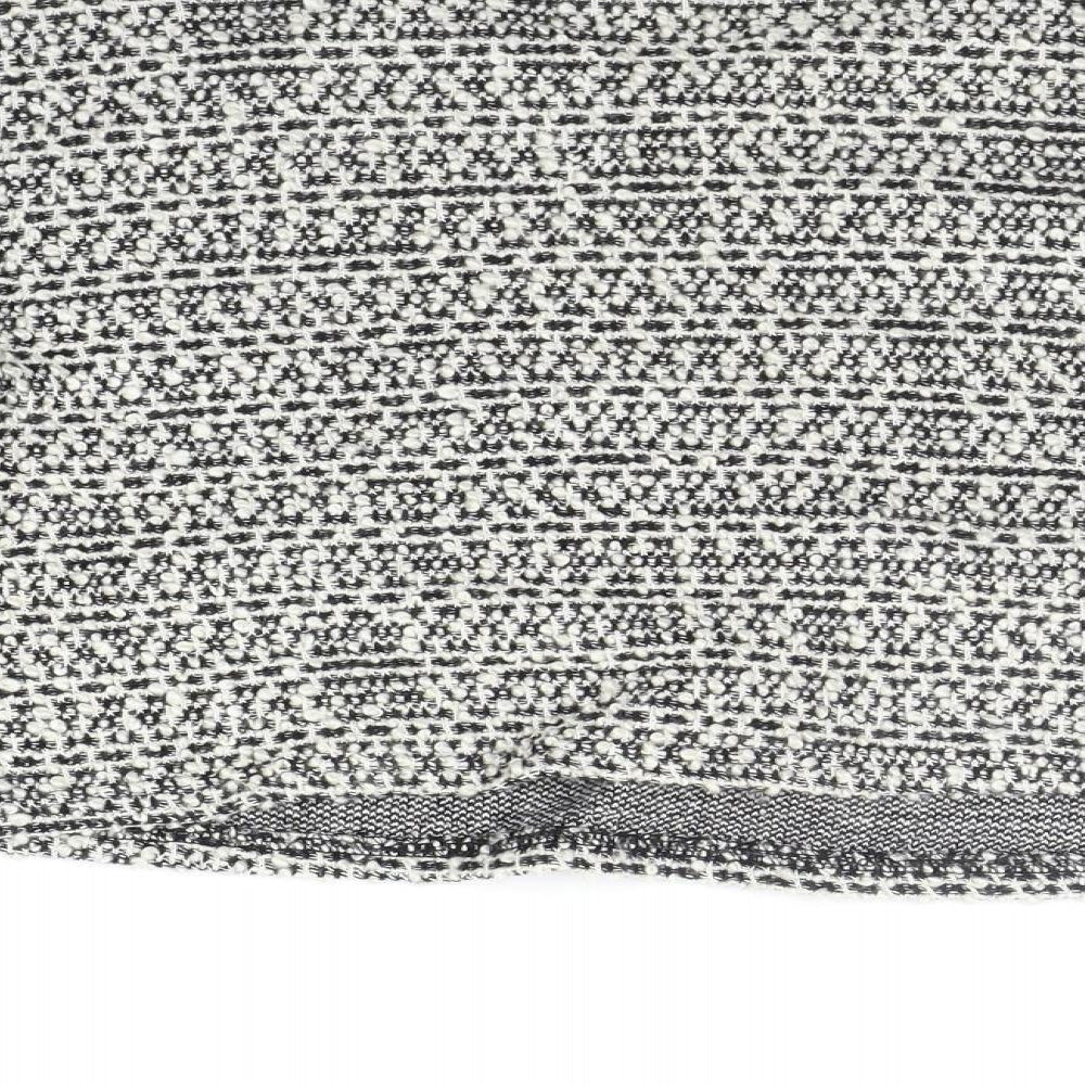Primark Womens White Geometric  Pullover Jumper Size L