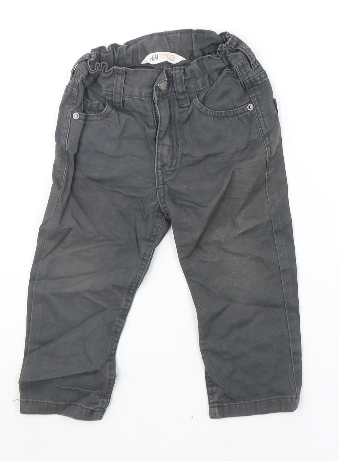 H&M Baby Grey   Jogger Jeans Size 18-24 Months