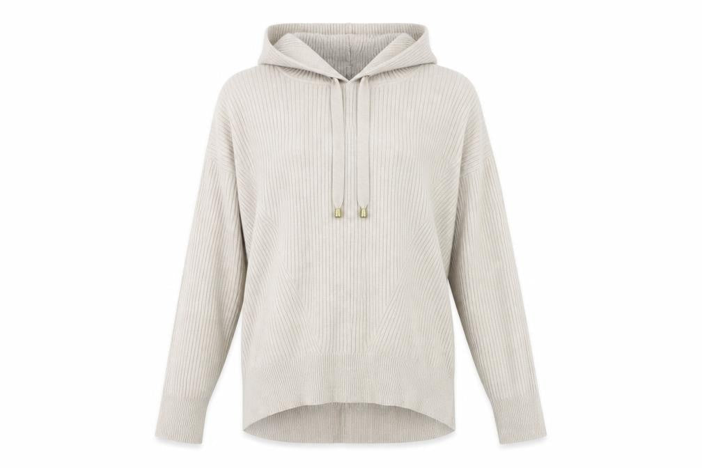 George Womens Beige   Pullover Hoodie Size S