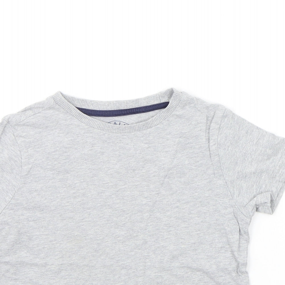 F&F Girls Grey   Basic T-Shirt Size 4-5 Years