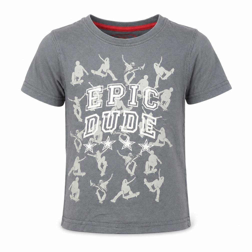 pEP&CO Boys Grey   Basic T-Shirt Size 5-6 Years