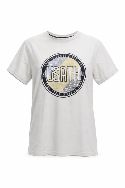 US athletic  Womens White   Basic T-Shirt Size M