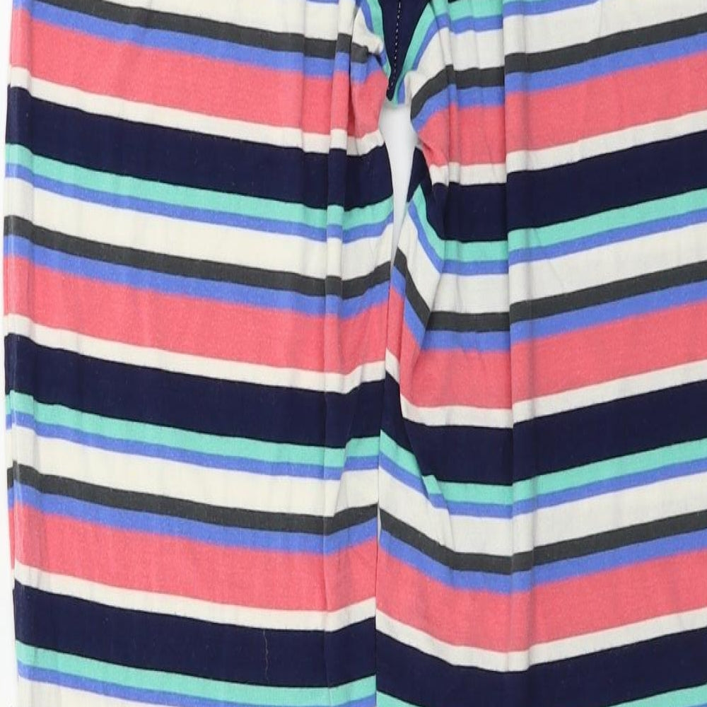 Preworn  Womens Blue Striped  Sweatpants Trousers Size 30 in L27 in