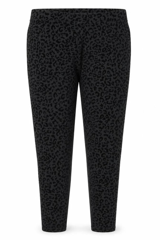 Marks and Spencer  Womens Grey Animal Print  Trousers  Size 18 L28 in