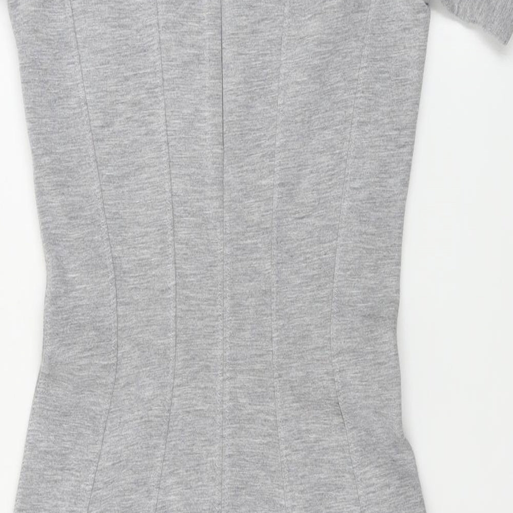 H&M  Womens Grey   Bodycon  Size 8