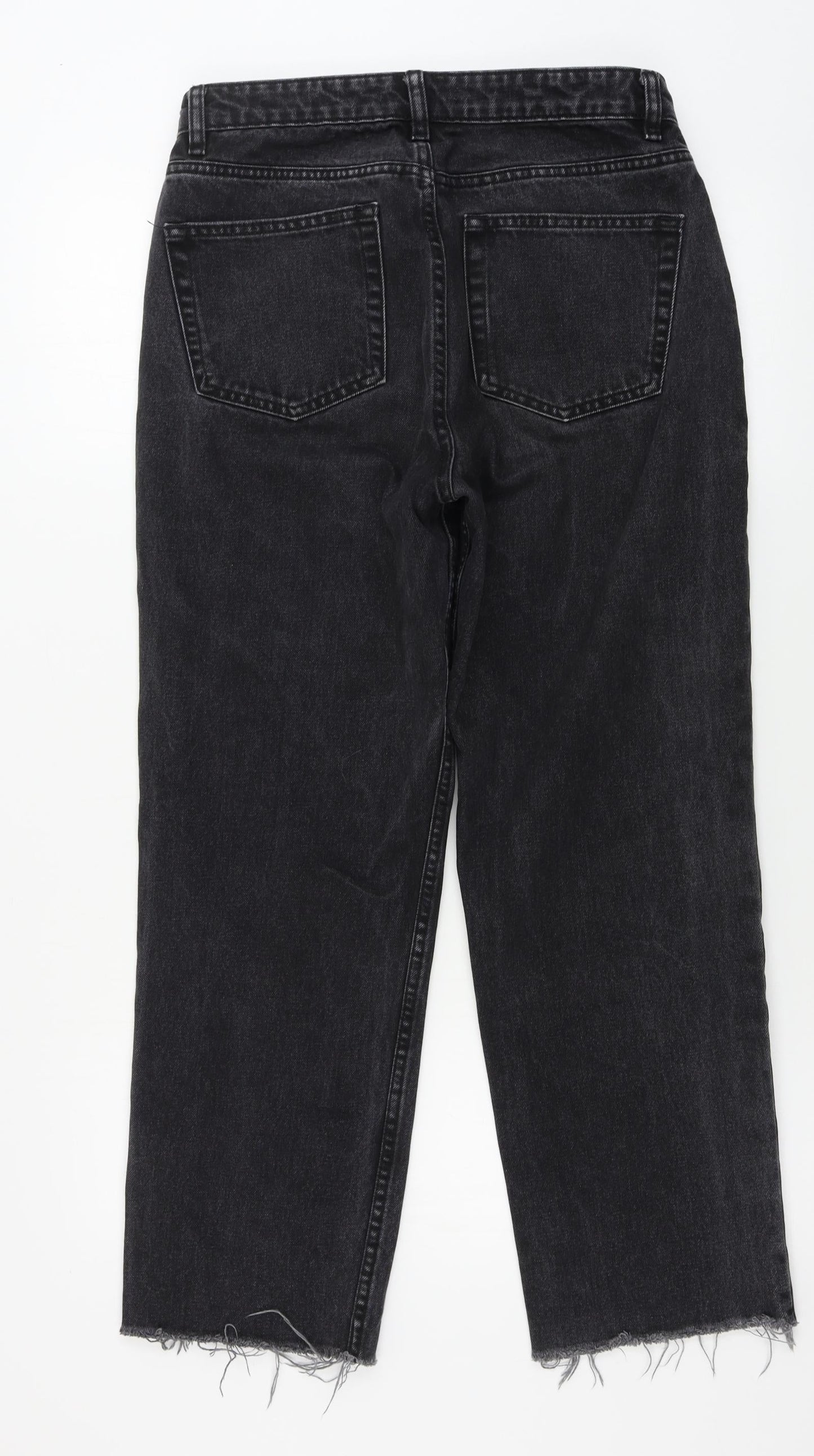 denim co Womens Grey   Straight Jeans Size 12 L27 in