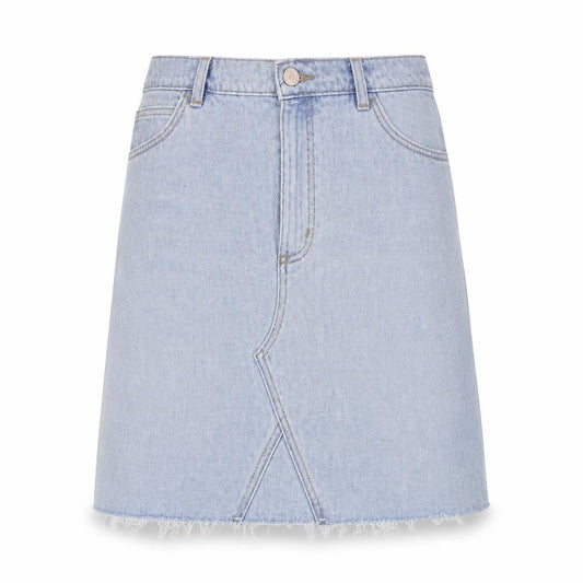 Preworn  Womens Blue   A-Line Skirt Size 30 in