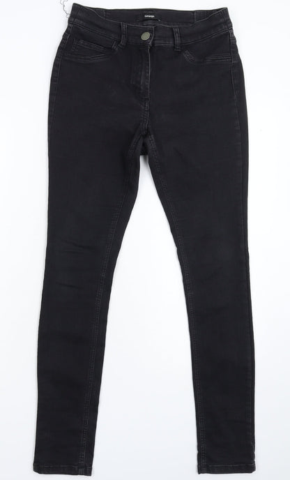 Preloved George Womens Black  Denim Jegging Jeans Size S L29 in - Front