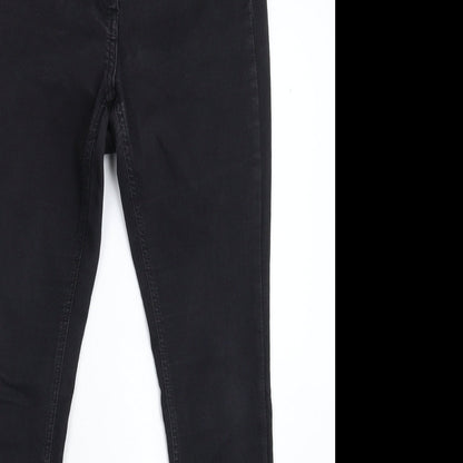 Preloved George Womens Black  Denim Jegging Jeans Size S L29 in - Detail