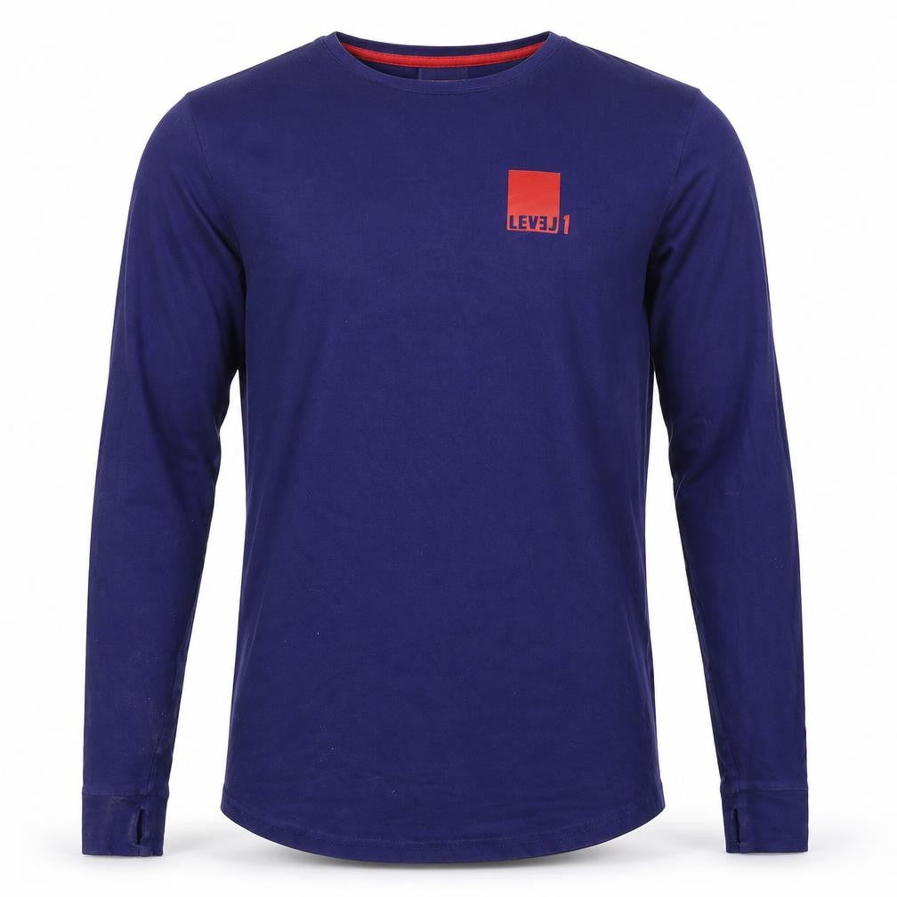 Level Mens Blue    T-Shirt Size XS