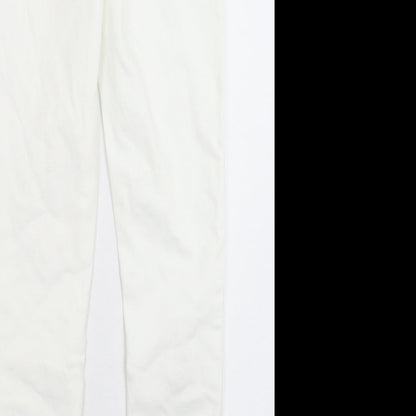 Denim & Co. Womens White  Denim Jegging Jeans Size 6 L28 in