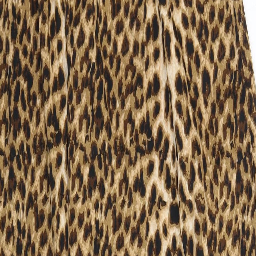 Ocean Club Womens Multicoloured Animal Print  Fit & Flare  Size 8
