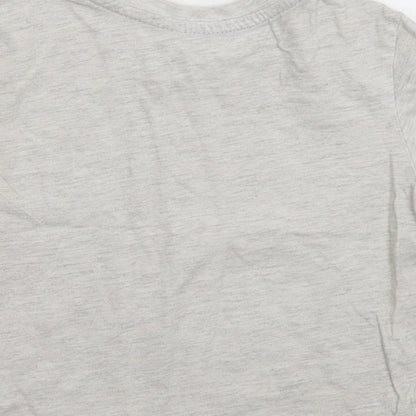 Preloved Primark Girls Grey   Basic T-Shirt Size 2-3 Years - Label