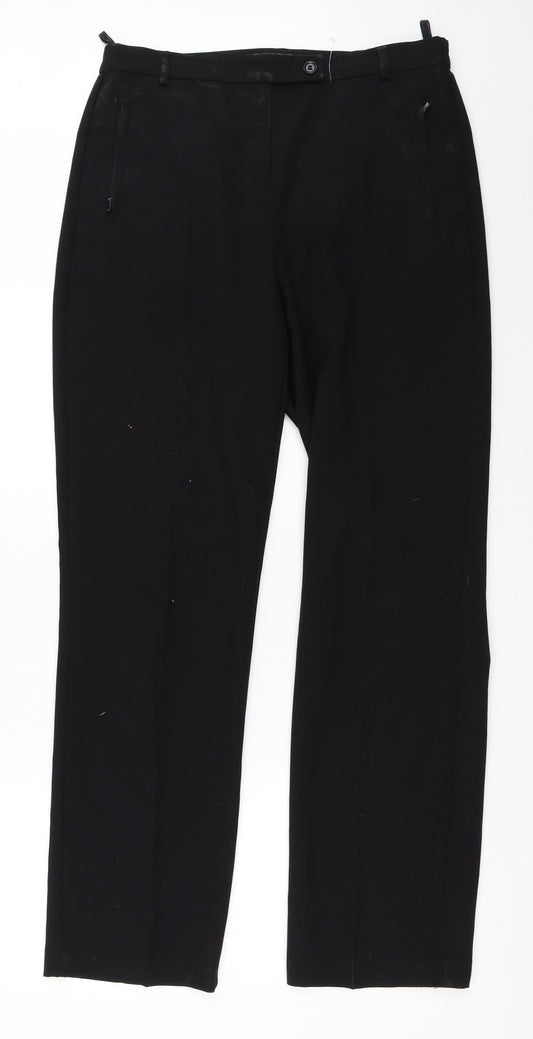 Marks and Spencer Womens Black   Trousers  Size 31 in L31 in