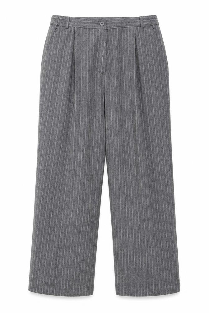 Marks & Spencer Womens Grey   Trousers  Size 14 L28 in