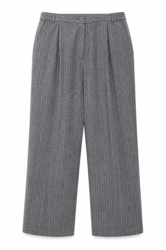 Marks and Spencer Womens Grey   Trousers  Size 14 L28 in