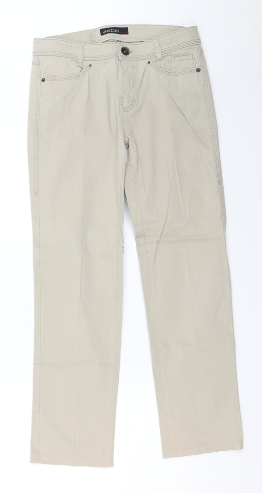 Marccain Womens Beige   Trousers  Size 28 in L27 in