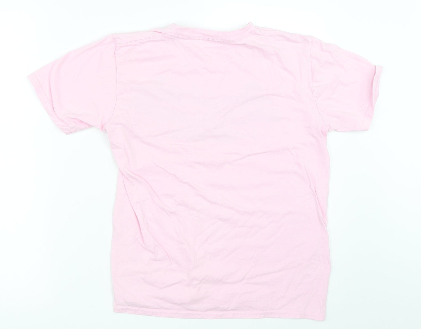 Gildan Girls Pink   Basic T-Shirt Size XL