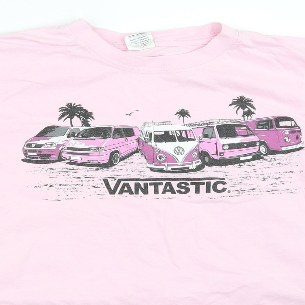 Gildan Girls Pink   Basic T-Shirt Size XL