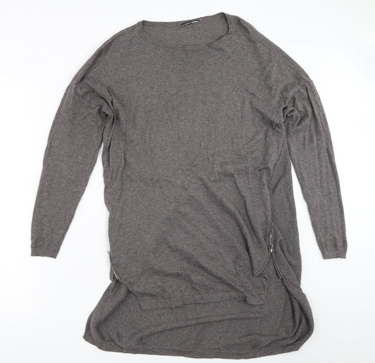 Warehouse Womens Grey   Pullover Jumper Size 10