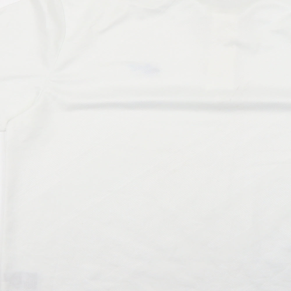 attack life Mens White    Polo Size L