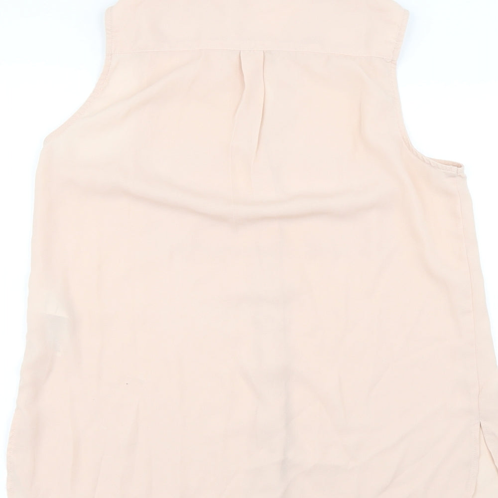New Look Womens Pink   Basic Blouse Size 8
