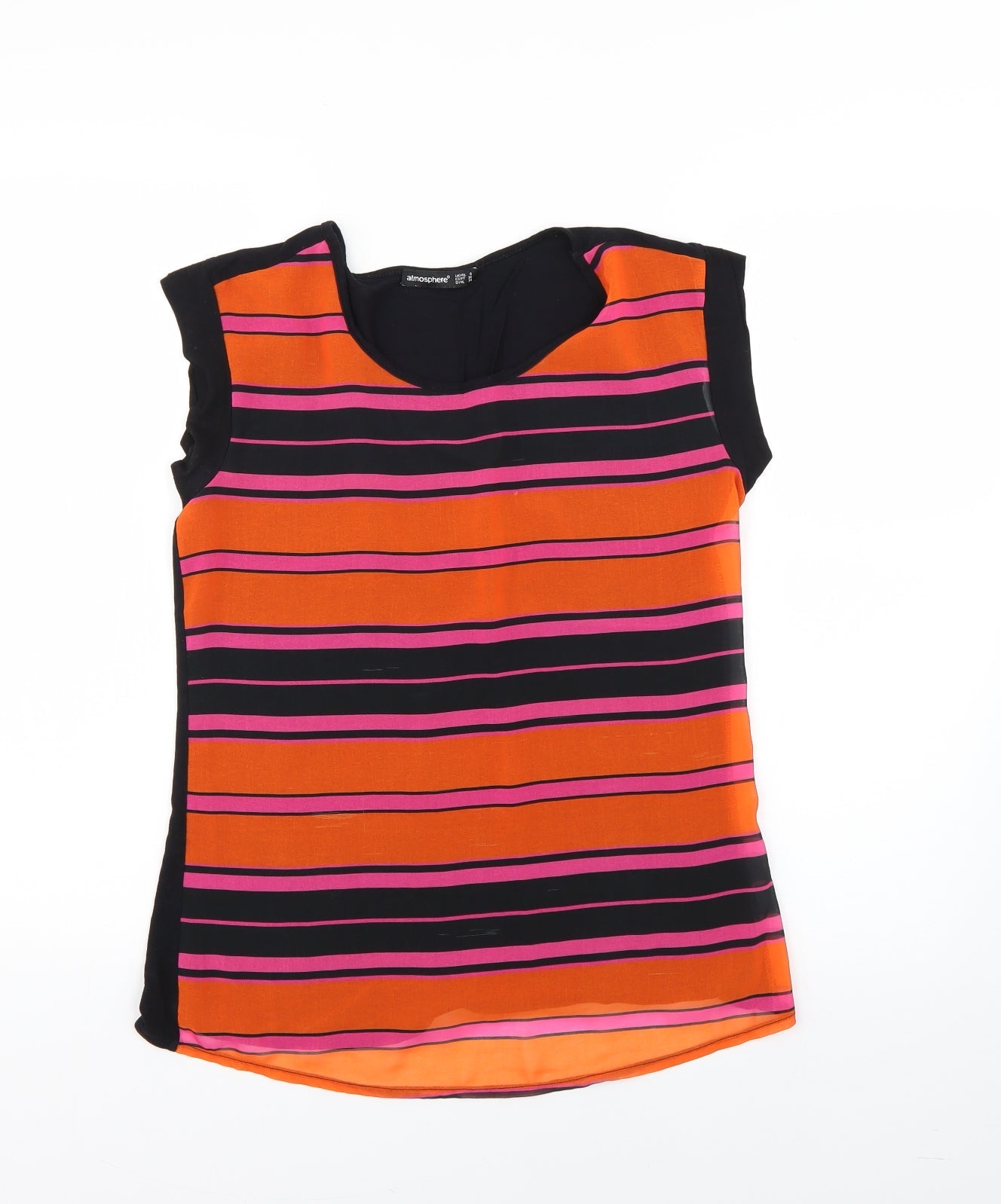 Atmosphere Womens Multicoloured Geometric  Basic Blouse Size 8