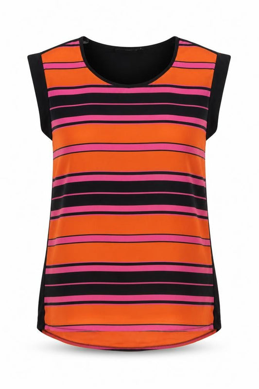 Atmosphere Womens Multicoloured Geometric  Basic Blouse Size 8