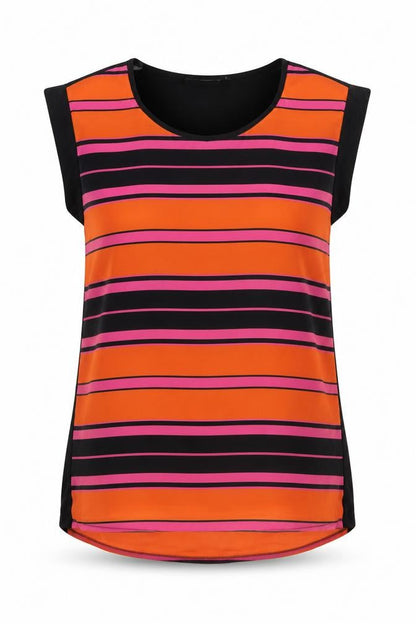 Atmosphere Womens Multicoloured Geometric  Basic Blouse Size 8