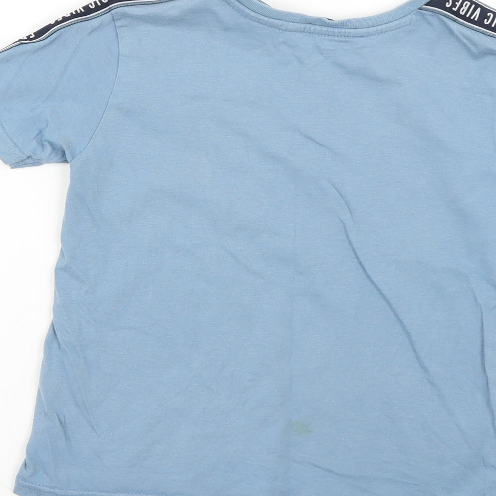 George Boys Blue   Basic T-Shirt Size 5-6 Years