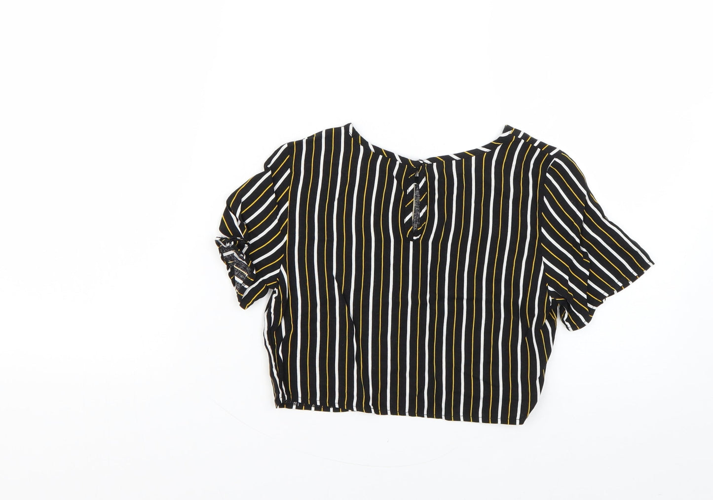 miss evie Girls Multicoloured Striped  Basic Blouse Size 8-9 Years