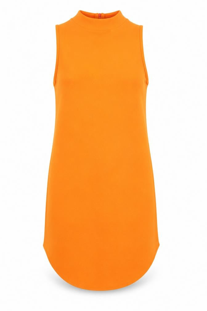 Boohoo Womens Orange   Shift  Size 8