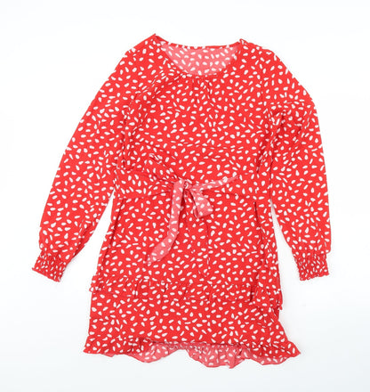 SHEIN Womens Red Polka Dot  Mini  Size M