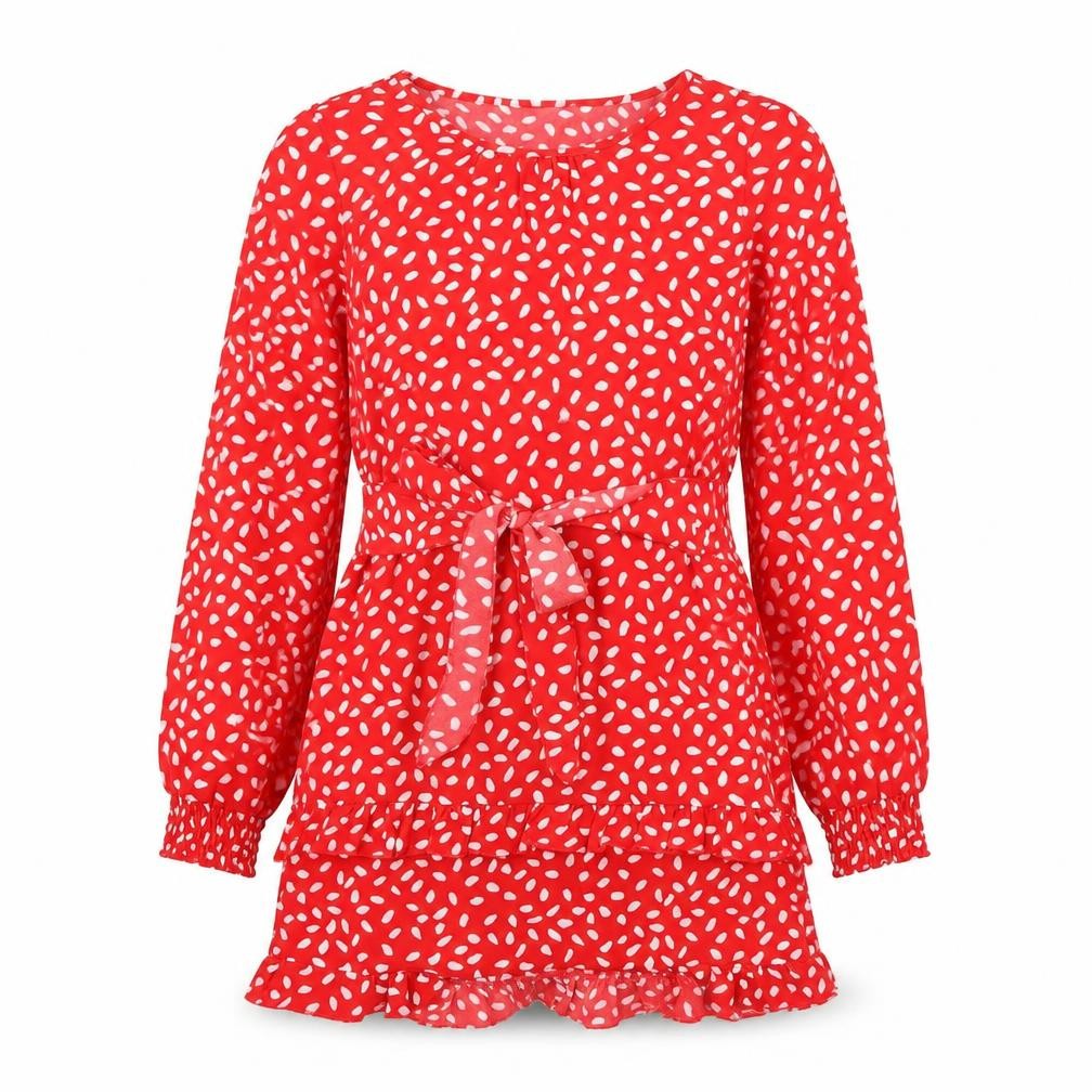 SheIn Womens Red Polka Dot  Mini  Size M