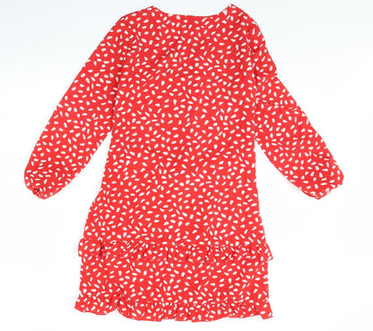 SHEIN Womens Red Polka Dot  Mini  Size M