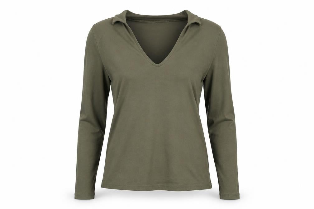 New Look Womens Green   Basic Blouse Size 10