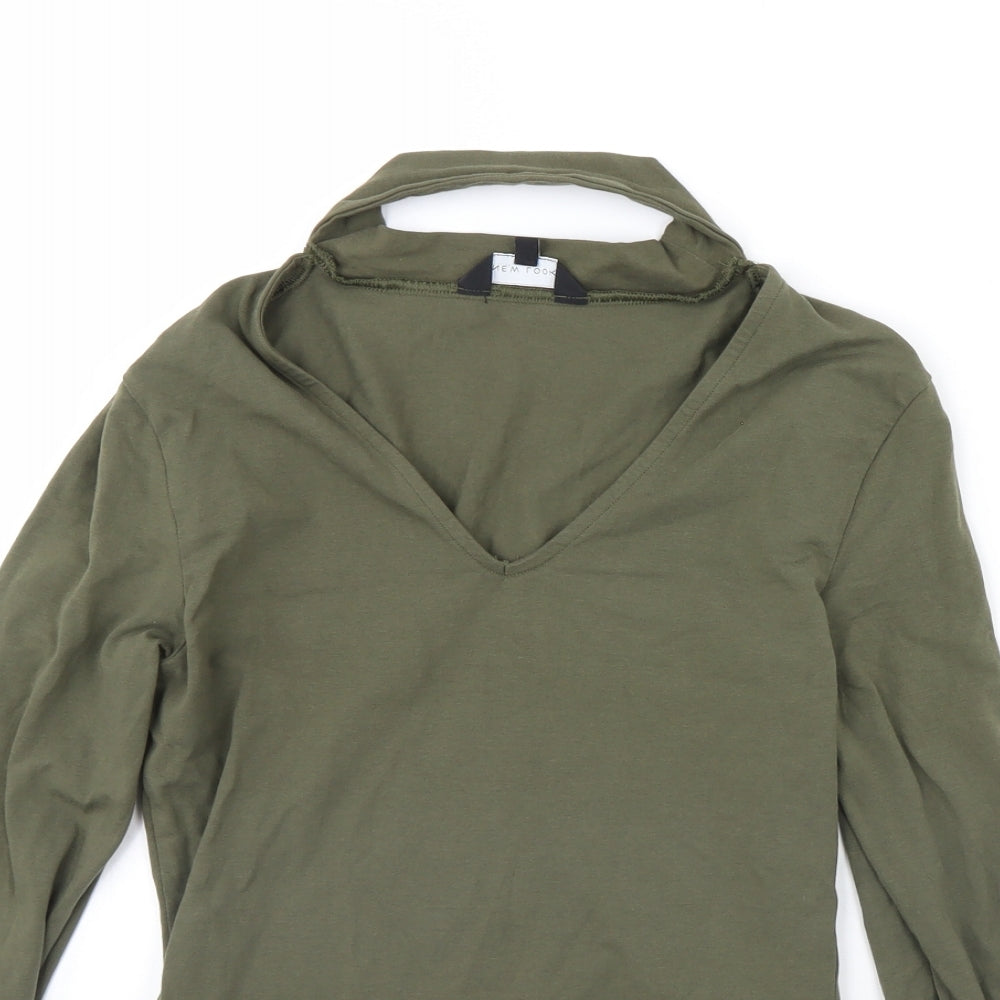 New Look Womens Green   Basic Blouse Size 10