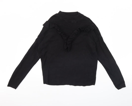 New Look Womens Black   Pullover Jumper Size L