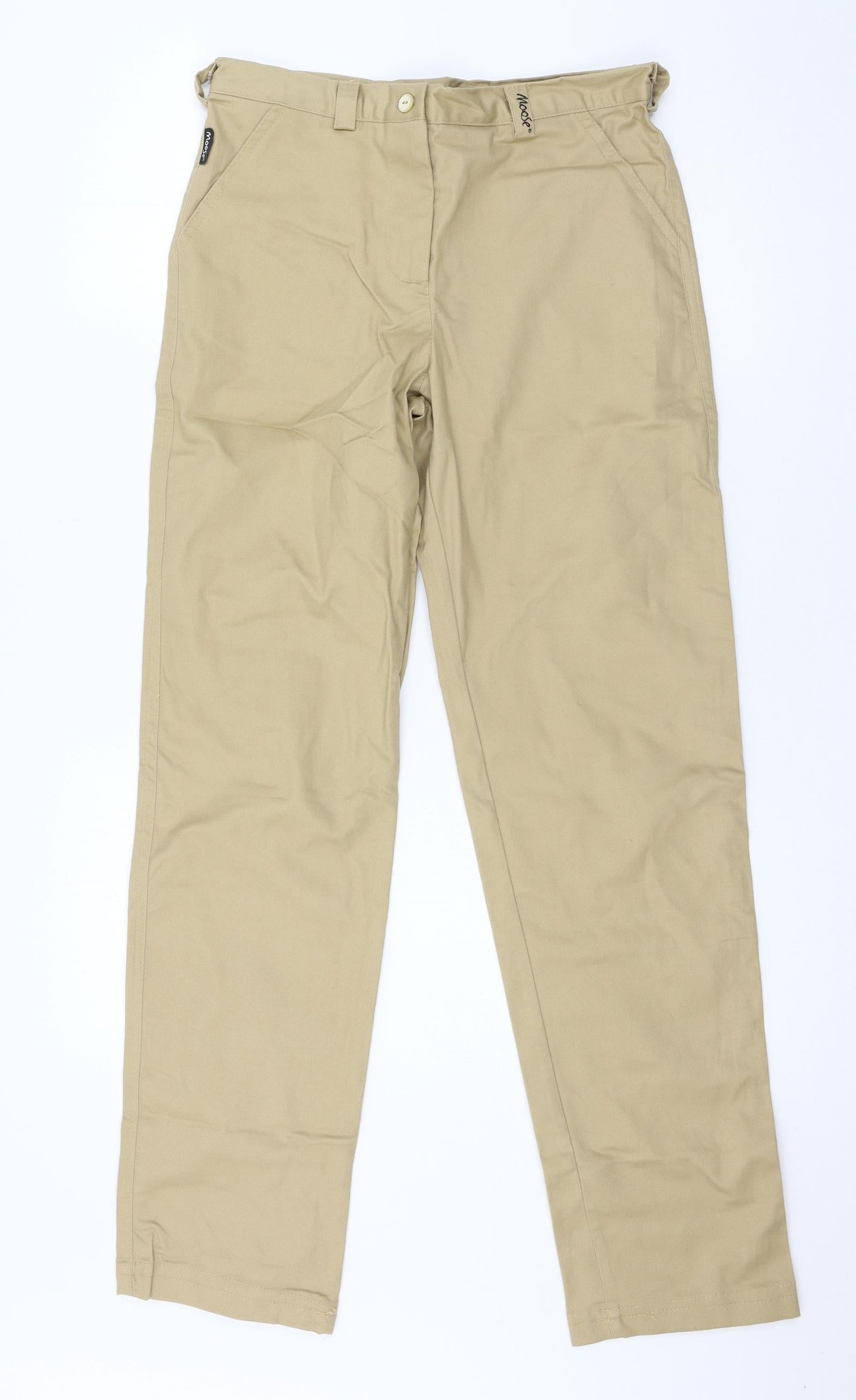 Moose Womens Beige   Trousers  Size 30 in L30 in