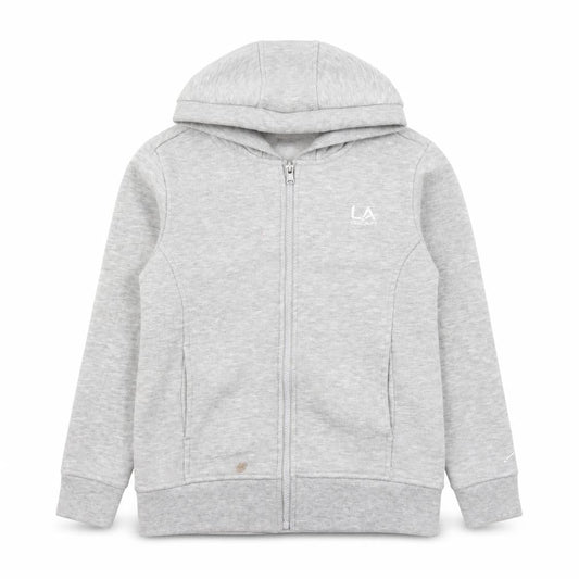 LA Gear Girls Grey  Jersey Full Zip Hoodie Size 11-12 Years